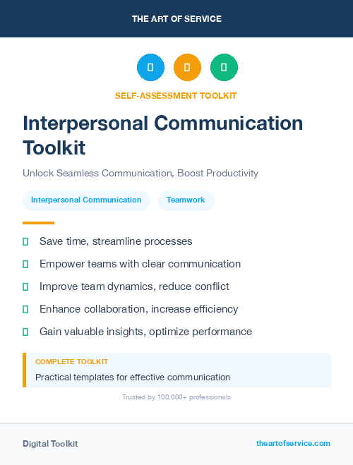 Interpersonal Communication Toolkit