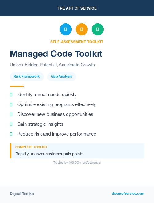 Managed Code Toolkit