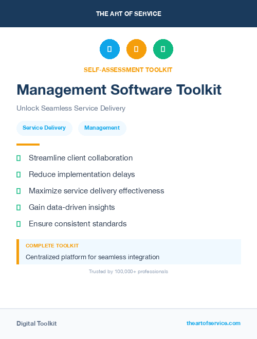 Management Software Toolkit