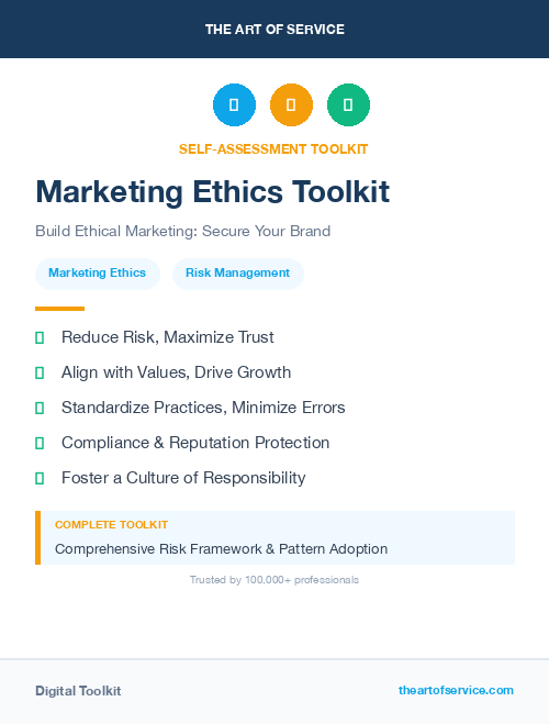 Marketing Ethics Toolkit