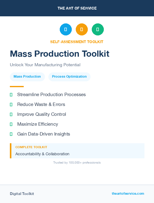 Mass Production Toolkit