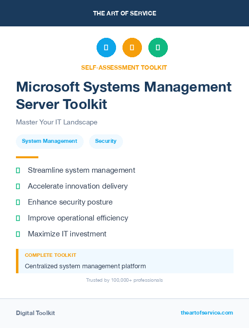 Microsoft Systems Management Server Toolkit