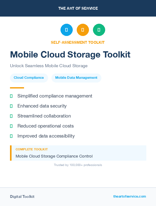Mobile Cloud Storage Toolkit