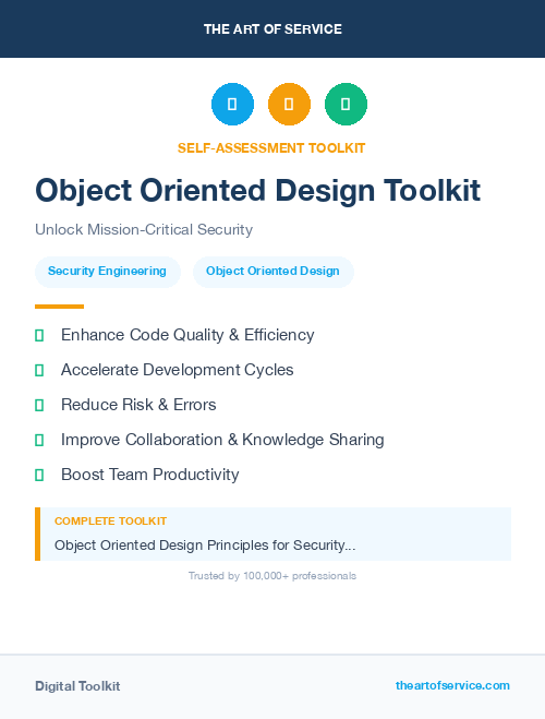 Object Oriented Design Toolkit