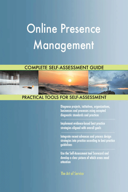 Online Presence Management Toolkit