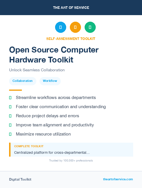 Open Source Computer Hardware Toolkit