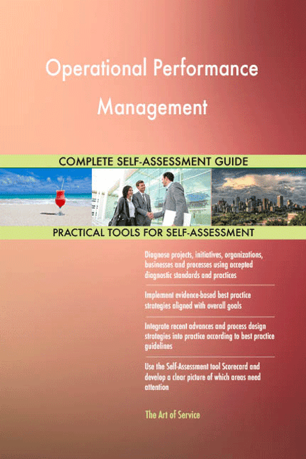 Operational Performance Management Toolkit