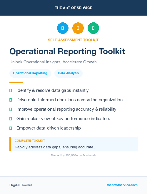 Operational Reporting Toolkit