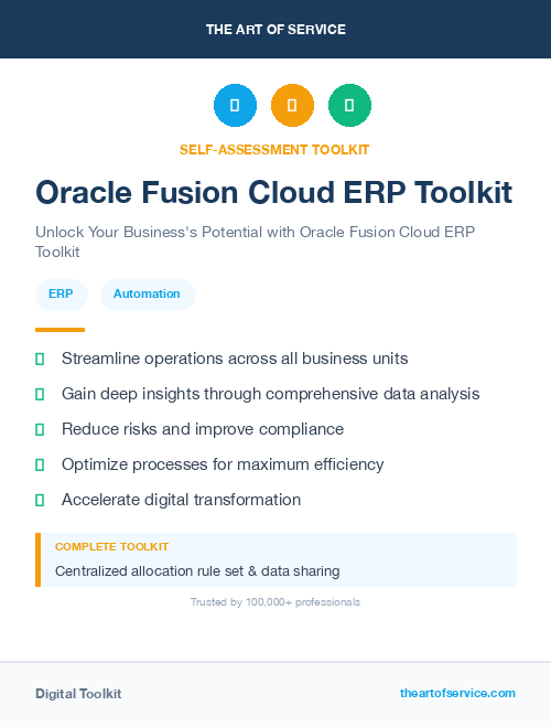 Oracle Fusion Cloud ERP Toolkit