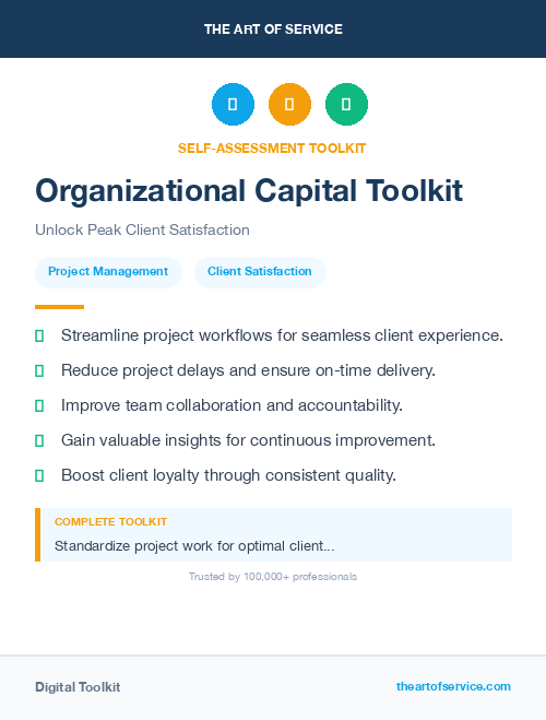 Organizational Capital Toolkit