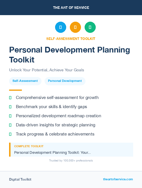 Personal Development Planning Toolkit