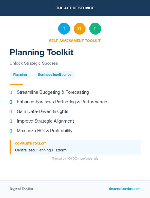 Planning Toolkit