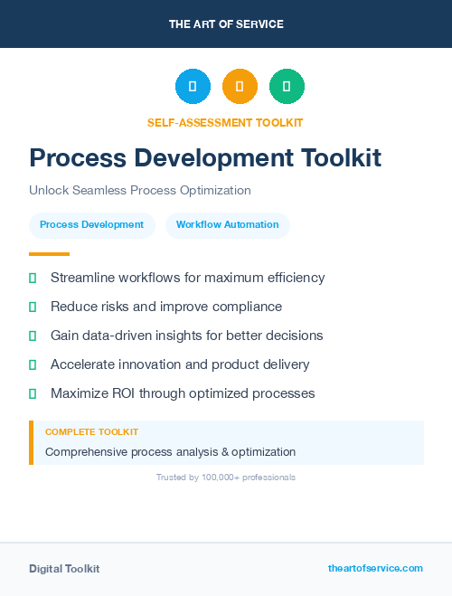 Process Development Toolkit