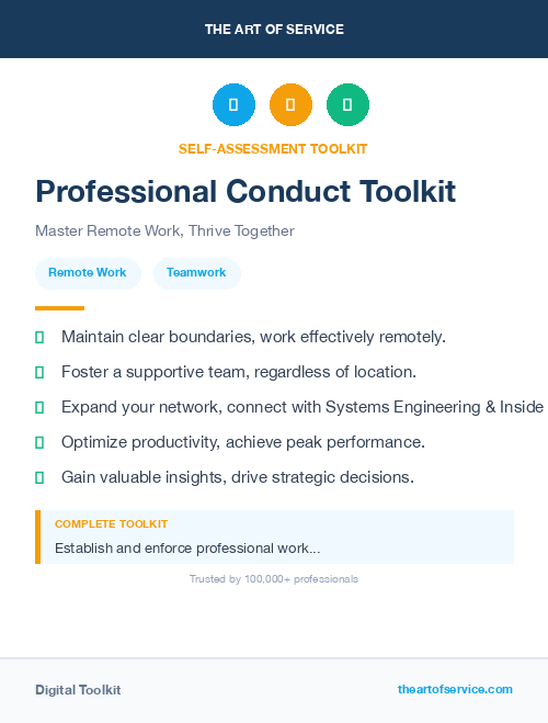 Professional Conduct Toolkit