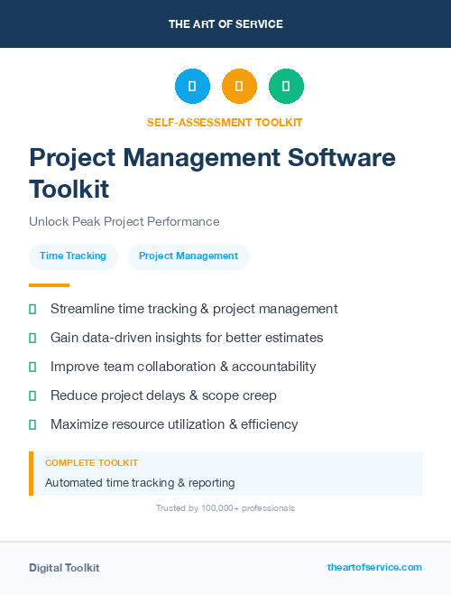 Project Management Software Toolkit