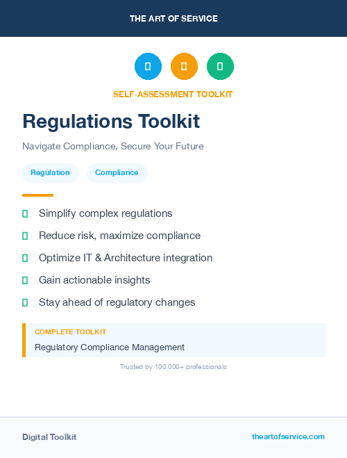Regulations Toolkit