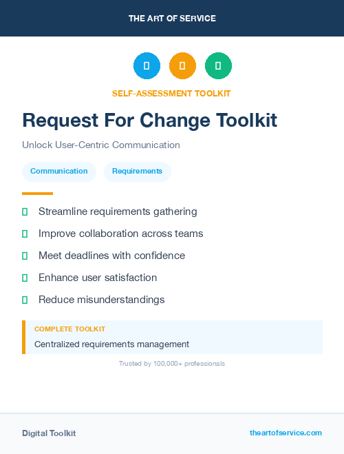 Request For Change Toolkit