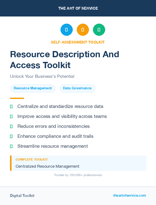 Resource Description And Access Toolkit