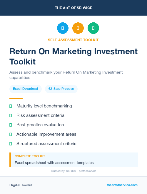 Return On Marketing Investment Toolkit