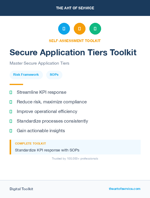 Secure Application Tiers Toolkit