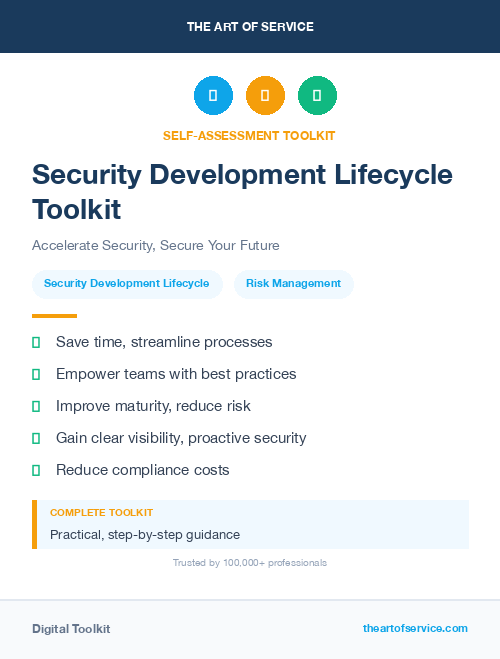 Security Development Lifecycle Toolkit