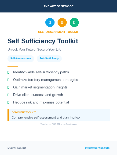 Self Sufficiency Toolkit