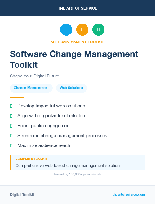 Software Change Management Toolkit