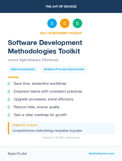 Software Development Methodologies Toolkit