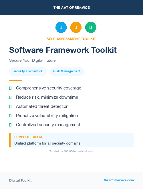 Software Framework Toolkit