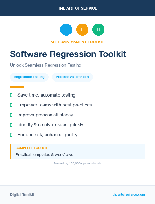 Software Regression Toolkit
