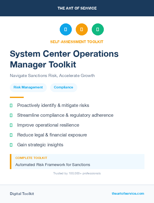 System Center Operations Manager Toolkit