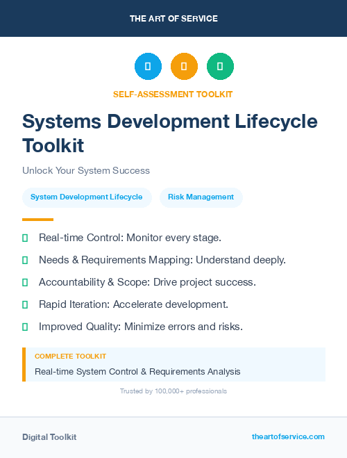Systems Development Lifecycle Toolkit