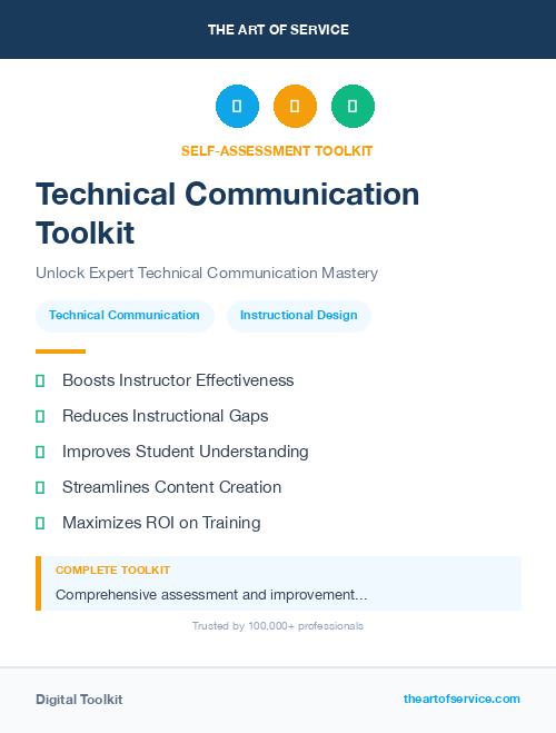Technical Communication Toolkit