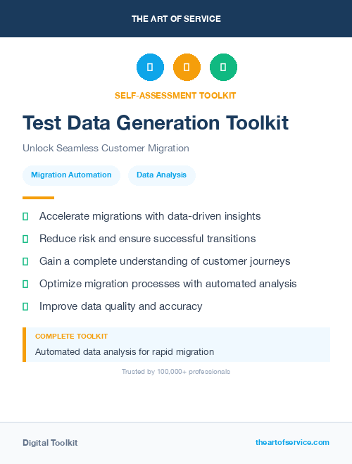 Test Data Generation Toolkit