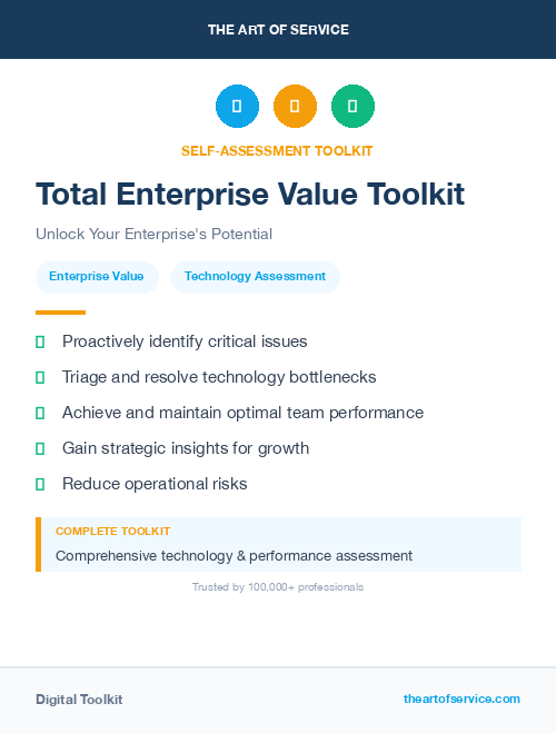 Total Enterprise Value Toolkit