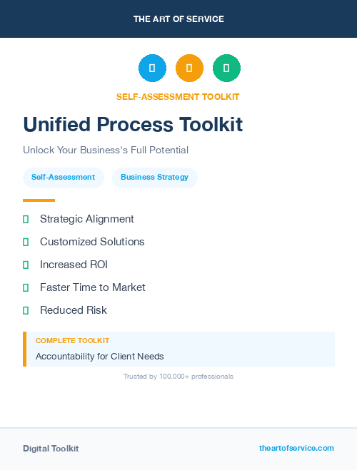 Unified Process Toolkit