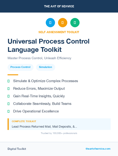 Universal Process Control Language Toolkit