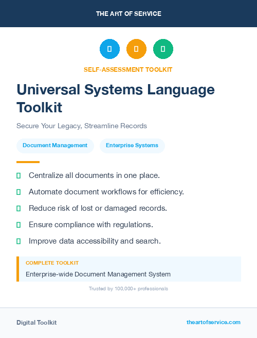 Universal Systems Language Toolkit