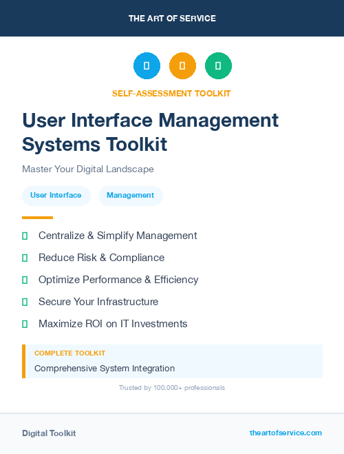 User Interface Management Systems Toolkit