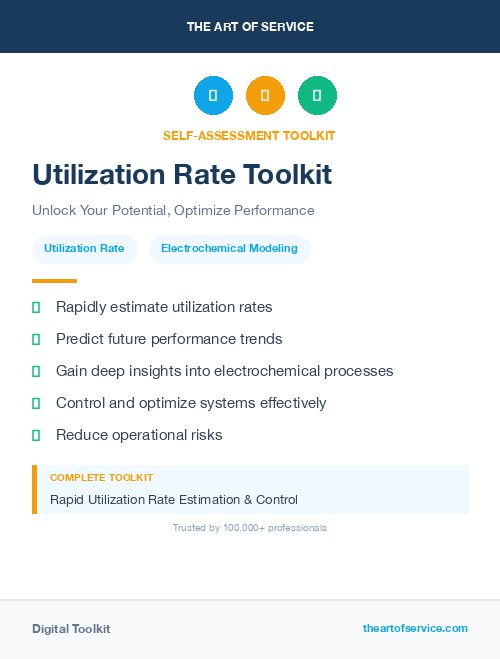 Utilization Rate Toolkit