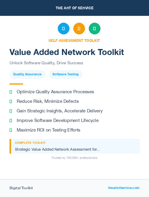 Value Added Network Toolkit