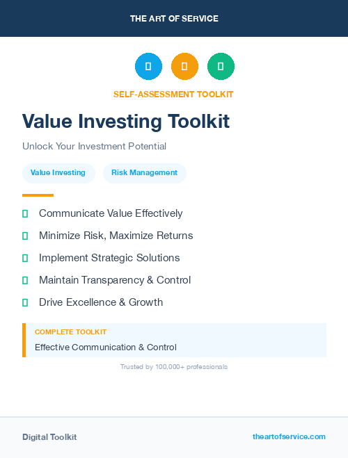 Value Investing Toolkit