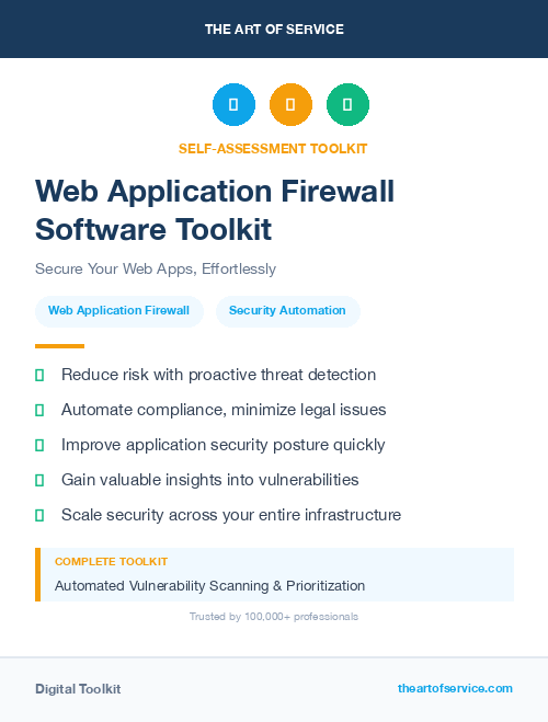 Web Application Firewall Software Toolkit