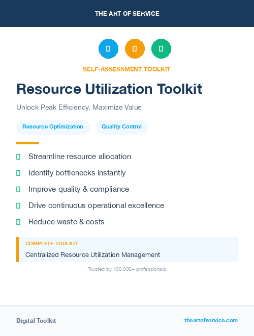 Resource Utilization Toolkit