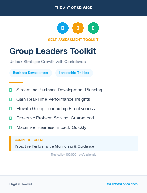 Group Leaders Toolkit