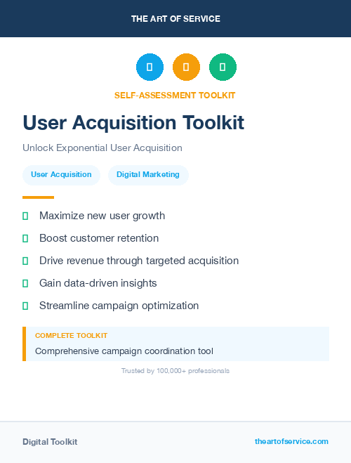User Acquisition Toolkit