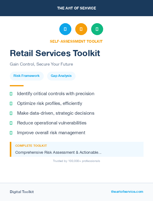 Retail Services Toolkit