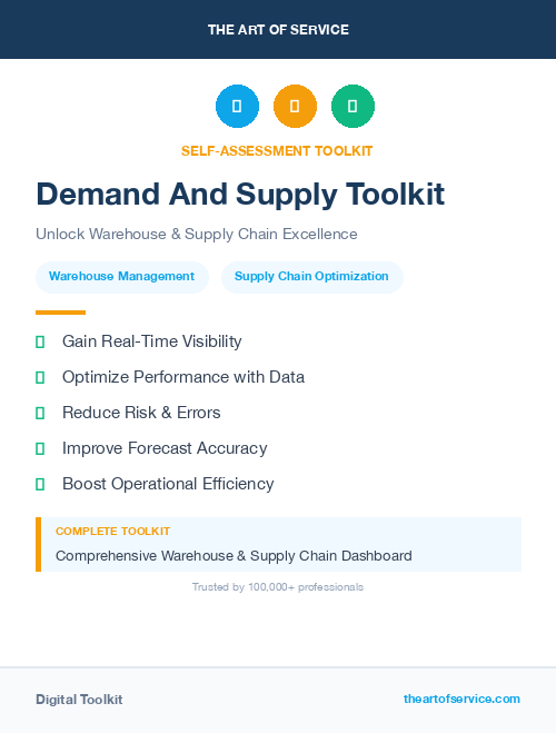 Demand And Supply Toolkit