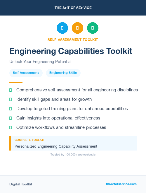 Engineering Capabilities Toolkit