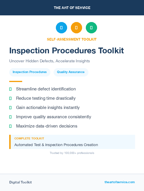 Inspection Procedures Toolkit